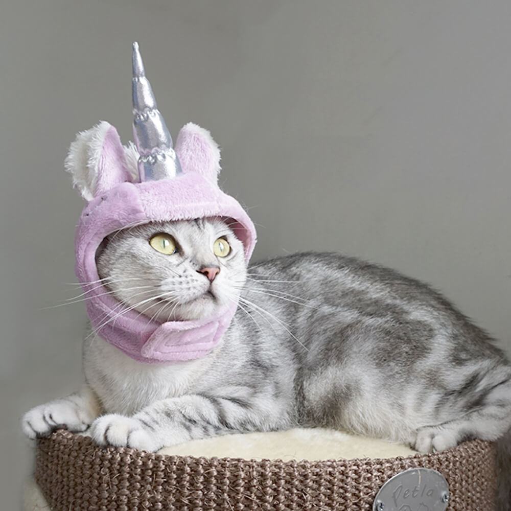 Flamingo Unicorn Bat Halloween Costume Pet Hat