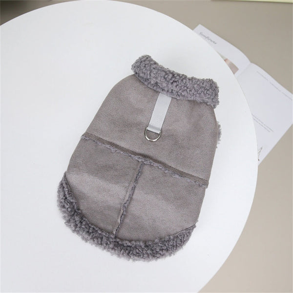 Chaqueta para perros de oveja: ropa exterior de invierno cálida y elegante