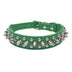 Collares multicolor de mascotas con tachuelas