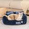 Divano gatto morbido in lavabile di chenille vintage