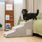 Chenille Extra Wide Non-Slip Removable Sponge Pet Stairs - SafeRamp