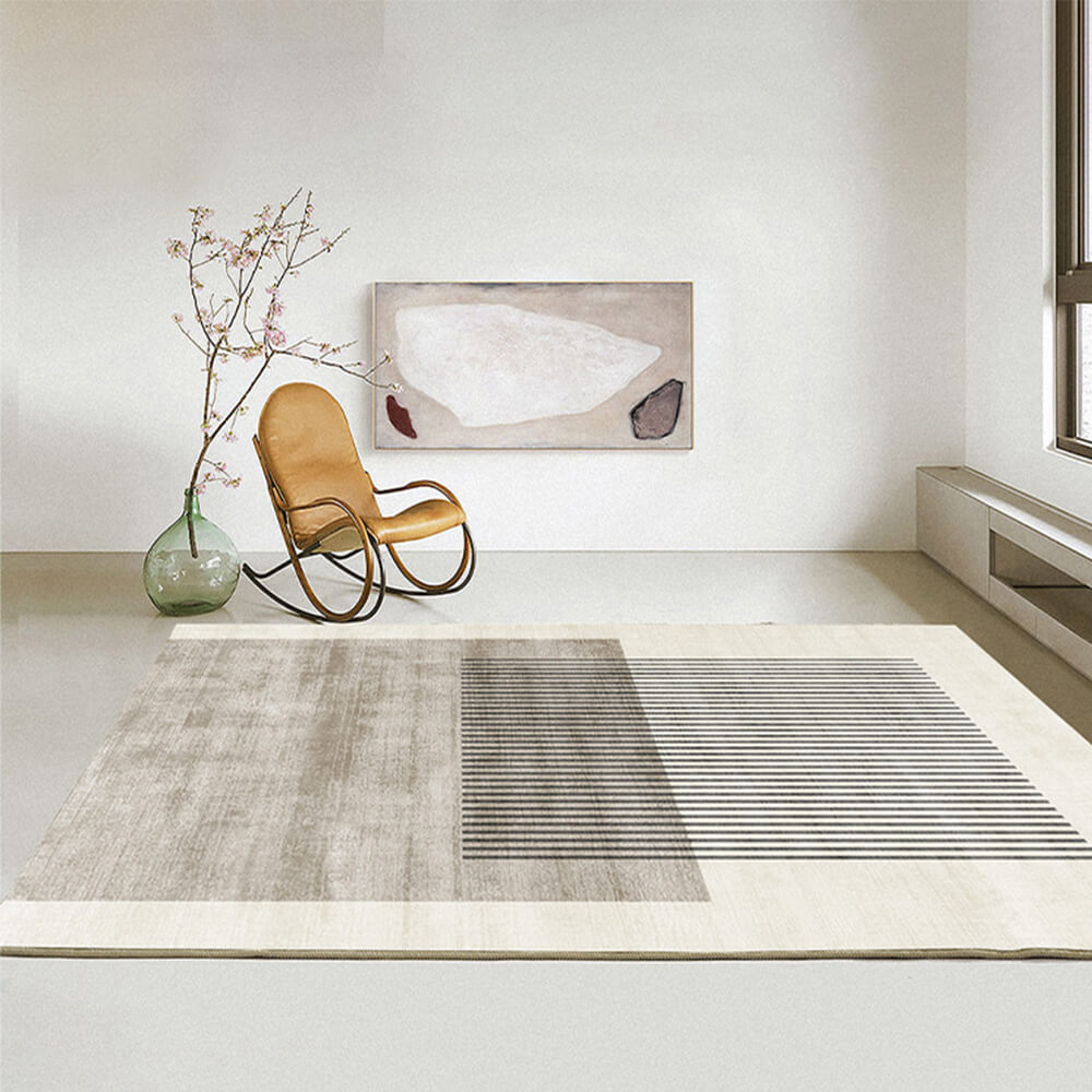 Tapis de salon de style Wabi-sabi