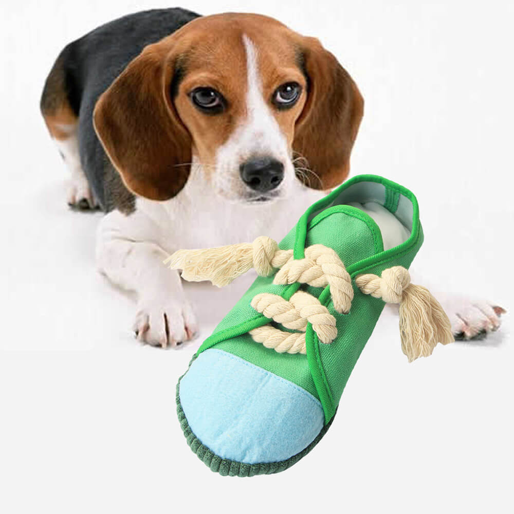 Colorful Shoes Durable Rope Chewing Interactive Dog Toy