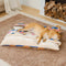 All-Season Reversible Boho Cave Covered Calming Dog Bed - HugSack