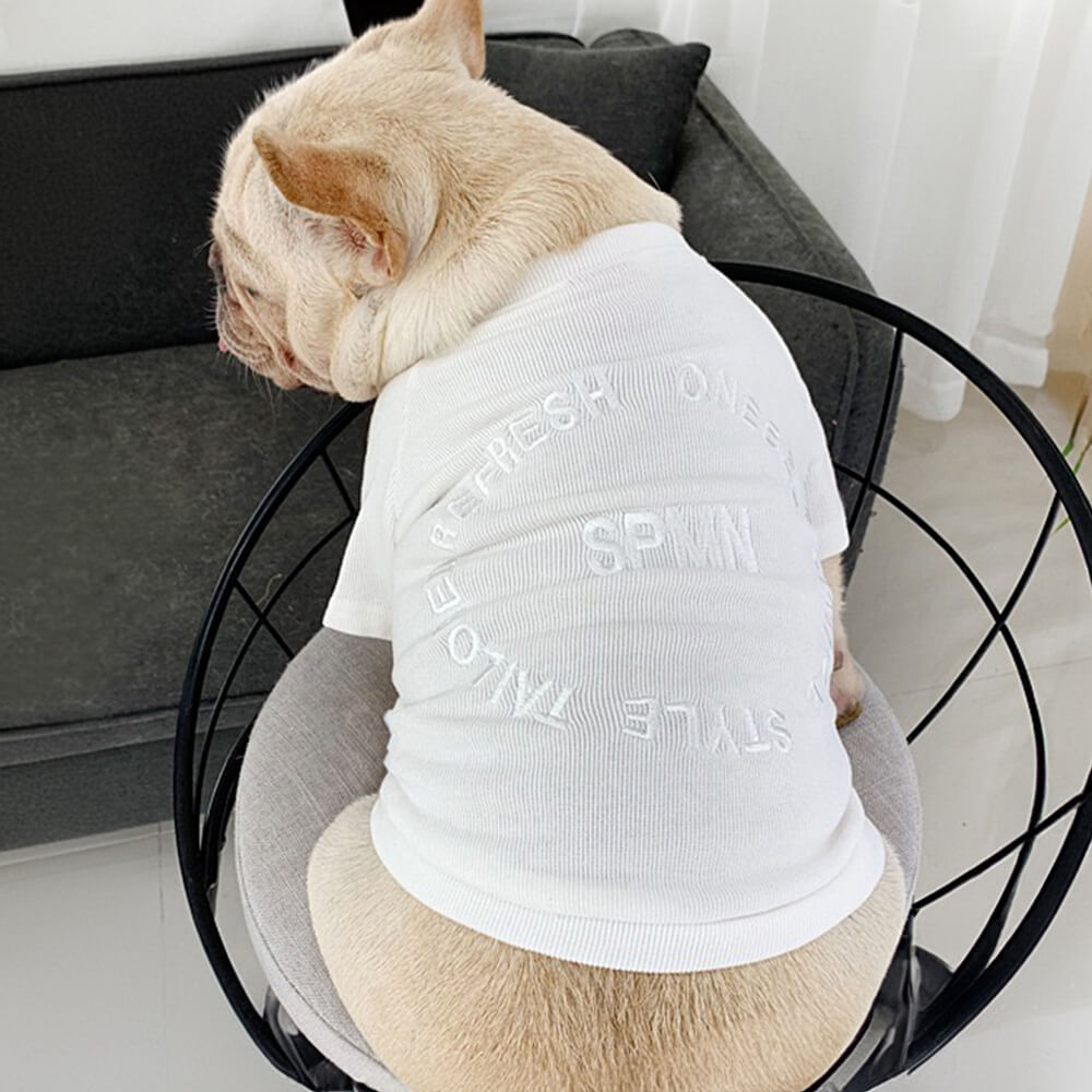 Stylish Embroidered Long Sleeve Pullover Sweatshirt for Pet and Owner Matching Clothes