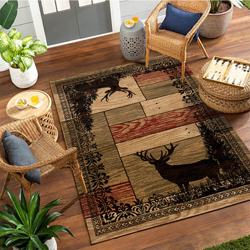 American Western style jungle animal living room sofa carpet