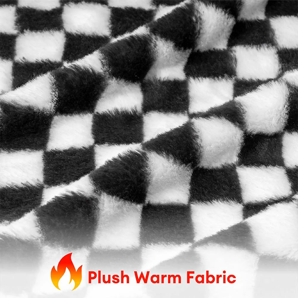 Checkerboard Thick & Fluffy Washable Orthopedic Dog Sofa Bed - CheckMate