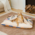 All-Season Reversible Boho Cave Covered Calming Dog Bed - HugSack