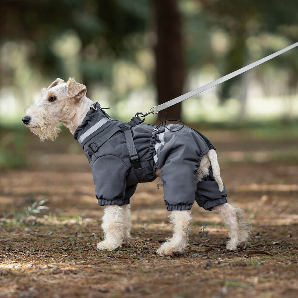 Waterproof Adjustable Tactical Four-Legged Outdoor Dog Coat