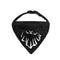 Luminoso Bandana de mascota de Halloween | Triángulo brillante y collar