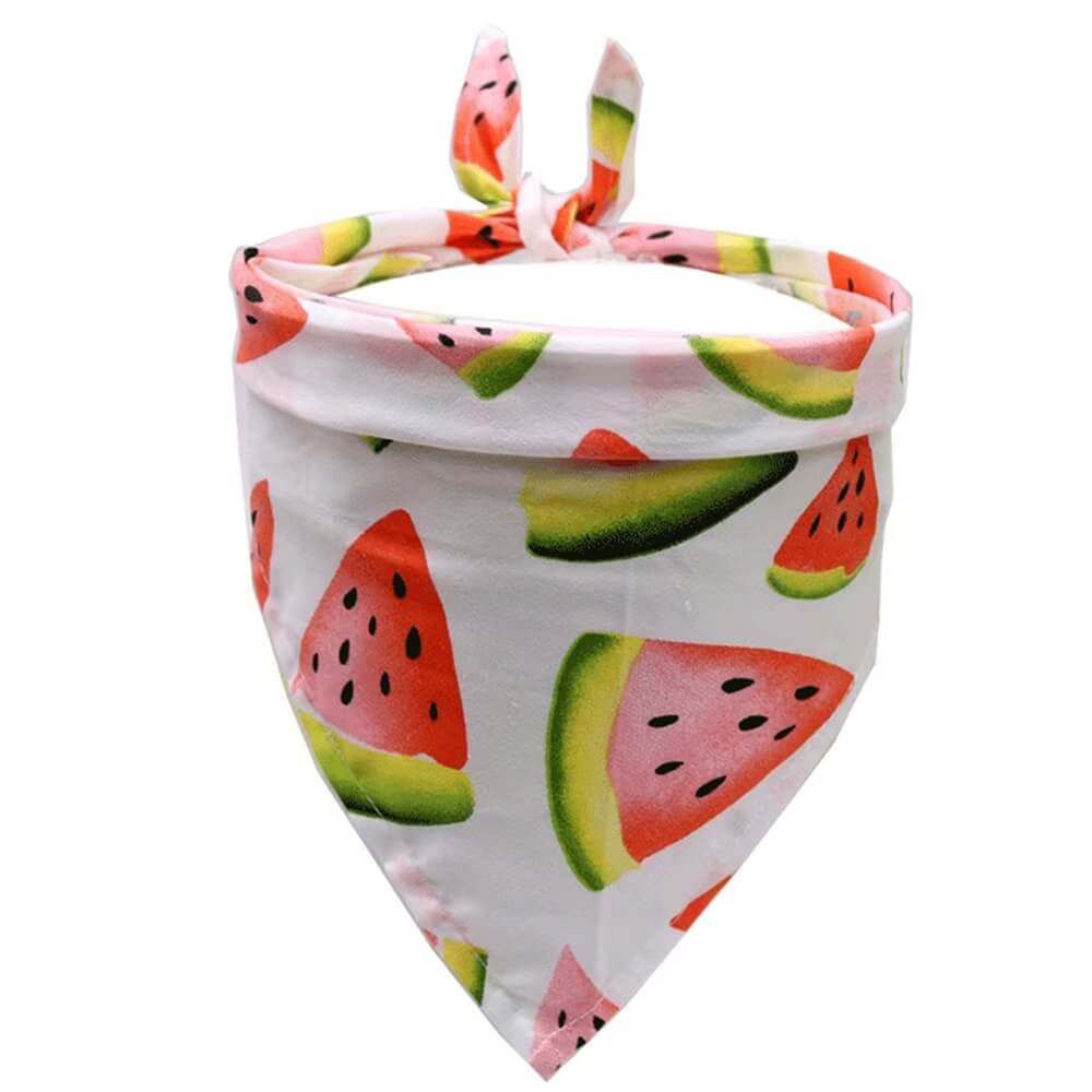 Pet cat and dog accessories fruit style multiple optional triangle bandana bib