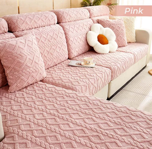 Full Wrap Soft Fleece Stretch Couch Cover