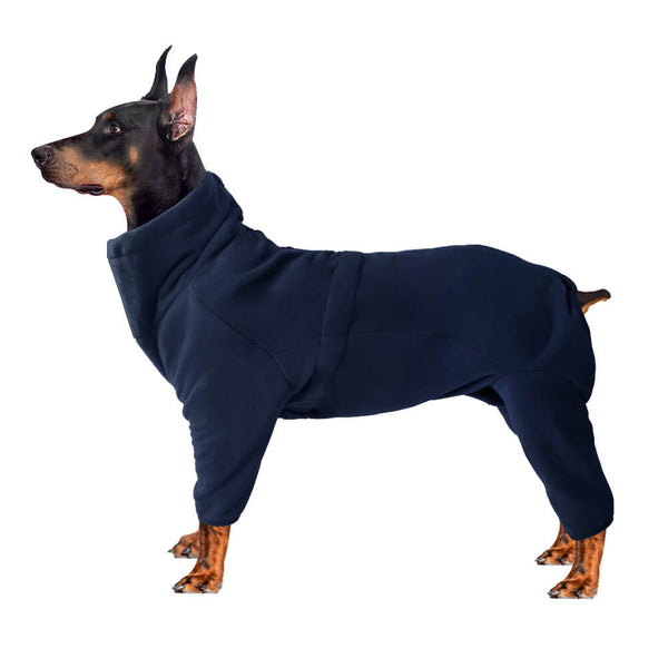 Traje de perros de vellón: calidez acogedora y de cuerpo completo para el clima frío