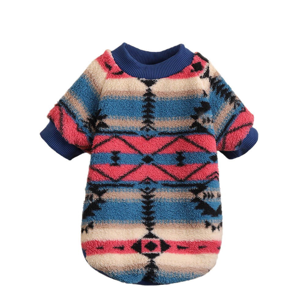 Colorful Striped Dog Sweater - Cozy & Fashionable Winter Wear