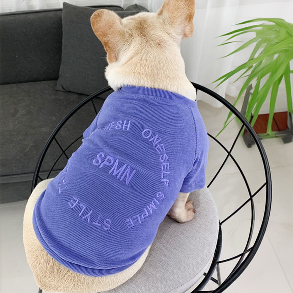 Stylish Embroidered Long Sleeve Pullover Sweatshirt for Pet and Owner Matching Clothes