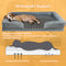 Supporto impermeabile a corridoio completamente impermeabile letto ortopedico per cani