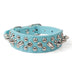 Collares multicolor de mascotas con tachuelas