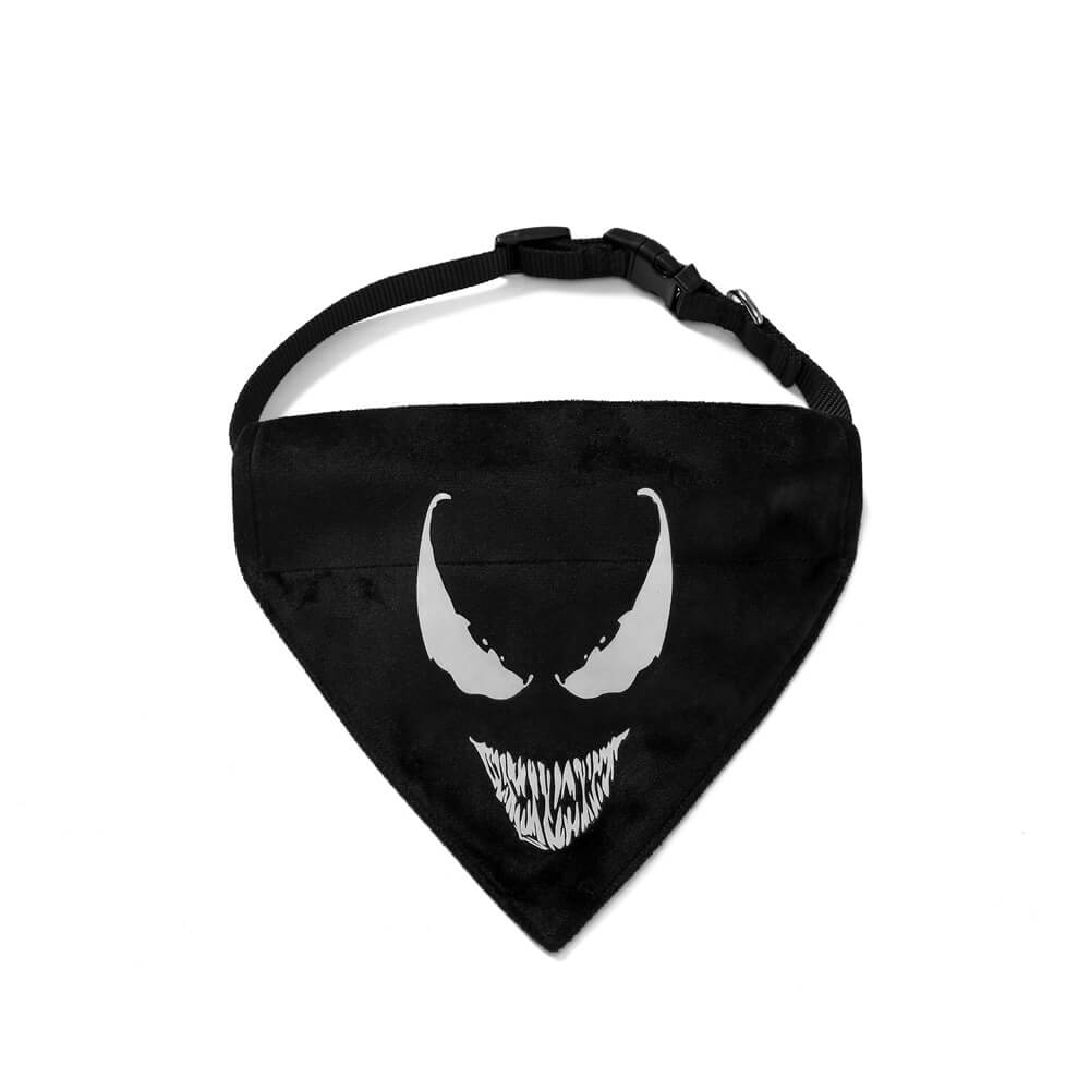 Luminous Halloween Pet Bandana | Glowing Triangle Pet Bib & Collar