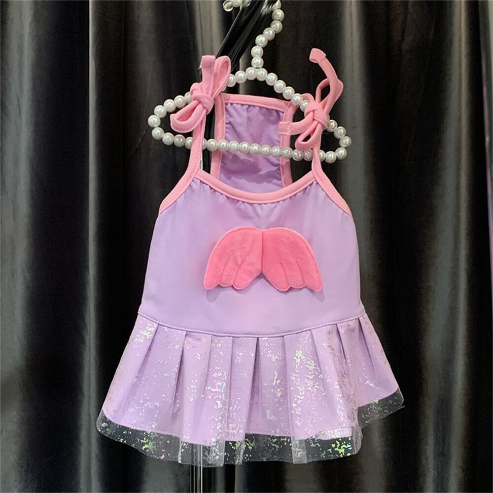 Adorable Angel Wing Dog Dress - Perfect for Special Occasions