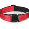 Verstellbares, reflektierendes Sicherheits-Hundehalsband aus Nylon