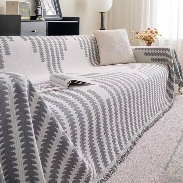 Cubierta del sofá de decoración del hogar anti-sorteo de tela chenille para todas las sábanas