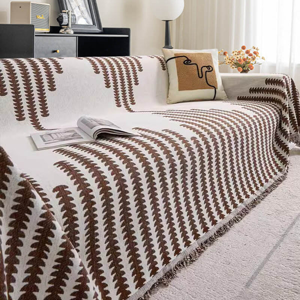 Cubierta del sofá de decoración del hogar anti-sorteo de tela chenille para todas las sábanas