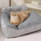 Todas las estaciones Bed de almohada para gatos y perros lavables en espesas