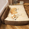 Todas las estaciones Bed de almohada para gatos y perros lavables en espesas