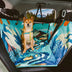 ARECA Palm estampado impermeable para perros para perros Cubierta del asiento - encanto tropical