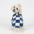 Checkered Fleece Dog Jacket – Bold Style and Warmth for Winter Walks