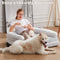 Cama de perros de perro grande y lujoso cama humana plegable