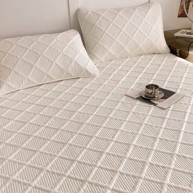 Ensemble de draps de protection pour matelas, imperméable et antidérapant, doux pour la peau, confort classique