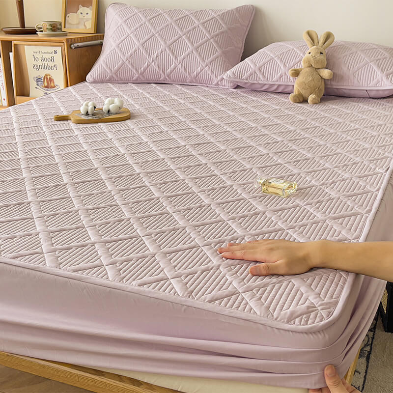 Ensemble de draps de protection pour matelas, imperméable et antidérapant, doux pour la peau, confort classique