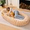 Cama clásica de perros humanos de donas súper grandes y esponjosas - Cuddle Cradle