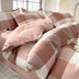 Classic Plaid Color Block Stylish Breathable Bed Sheet Set