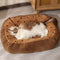 Cookie Plush Winter Warm Cozy Deep Sleep Dog Bed