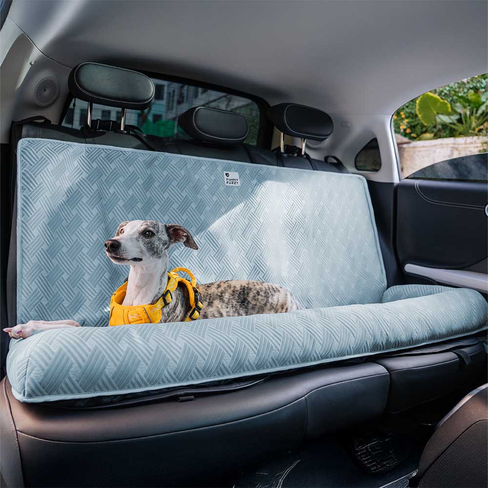 Cooling Travel Bolster Safety Back Seat Large Dog Car Seat Bed - Chill Rover