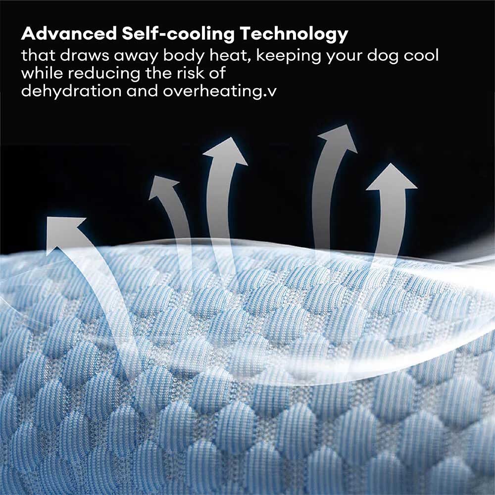 Cooling Travel Bolster Safety Back Seat Large Dog Car Seat Bed - Chill Rover