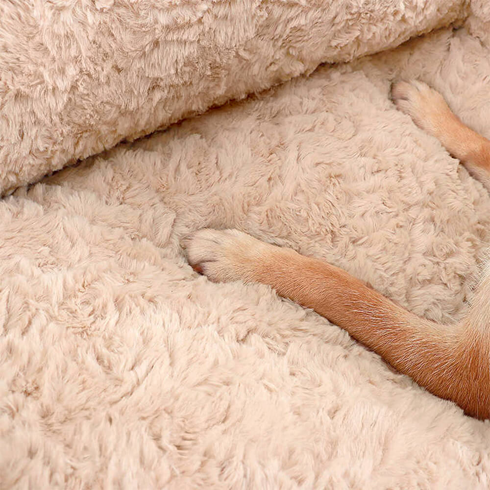 Canapé-lit confortable et lavable pour chien et chat, support complet, chaud et amovible