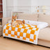 Cubierta de sofá de protector de muebles para mascotas a cuadros a cuadros