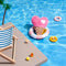 FUNNYFUZZY Summer ChillHeart Plush Squeaky Dog Toy - Ice Cream