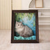 Classic Oil Painting Art-Inspired Decor 3D Cat Scratcher Cat Bed