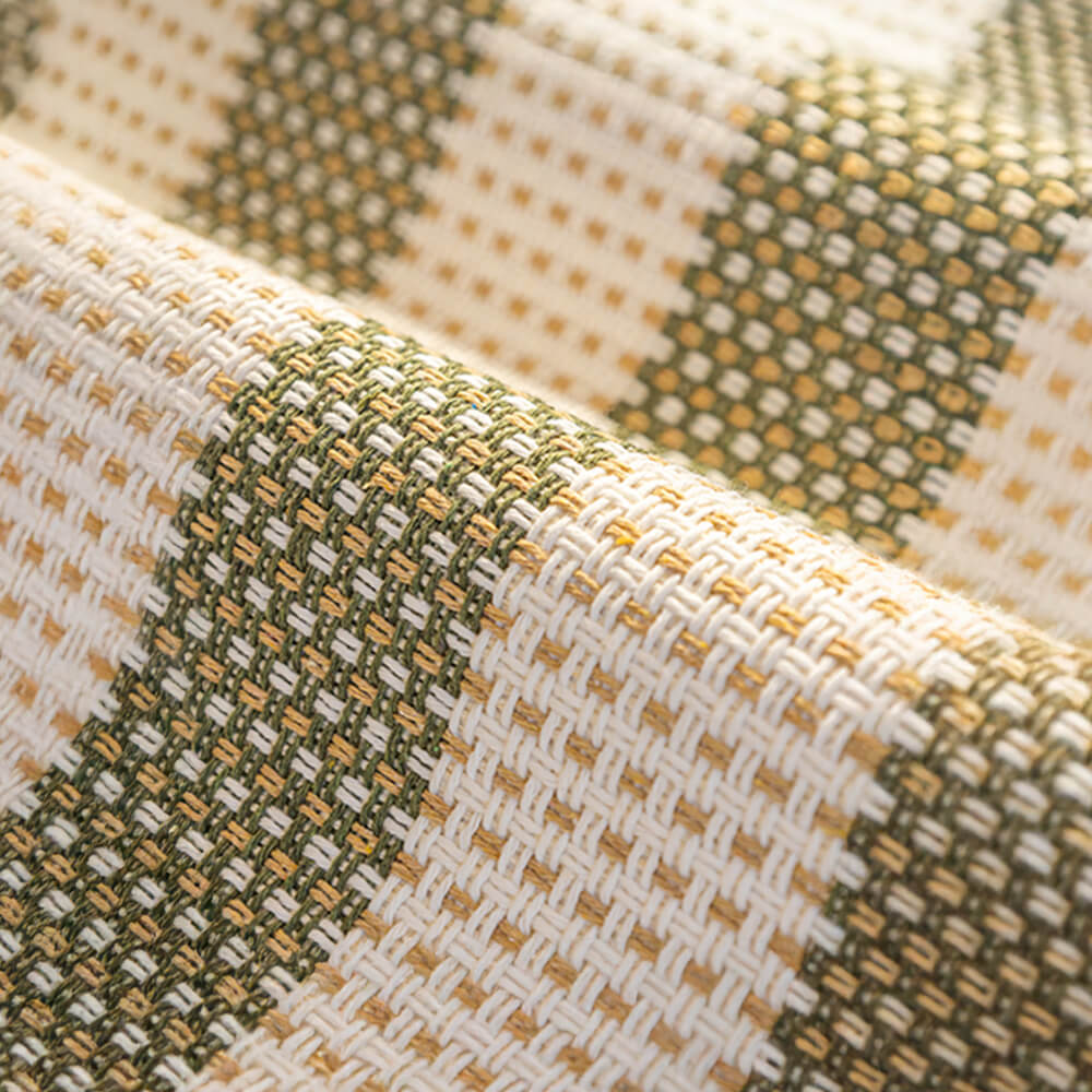 Stripe de lino de algodón Anti-scratch muebles protector de sofá cubierta del sofá