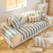 Stripe de lino de algodón Anti-scratch muebles protector de sofá cubierta del sofá
