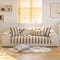 Stripe de lino de algodón Anti-scratch muebles protector de sofá cubierta del sofá