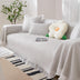Elegant Breathable Cooling Ice Silk Stylish Frilled Edges Couch Cover
