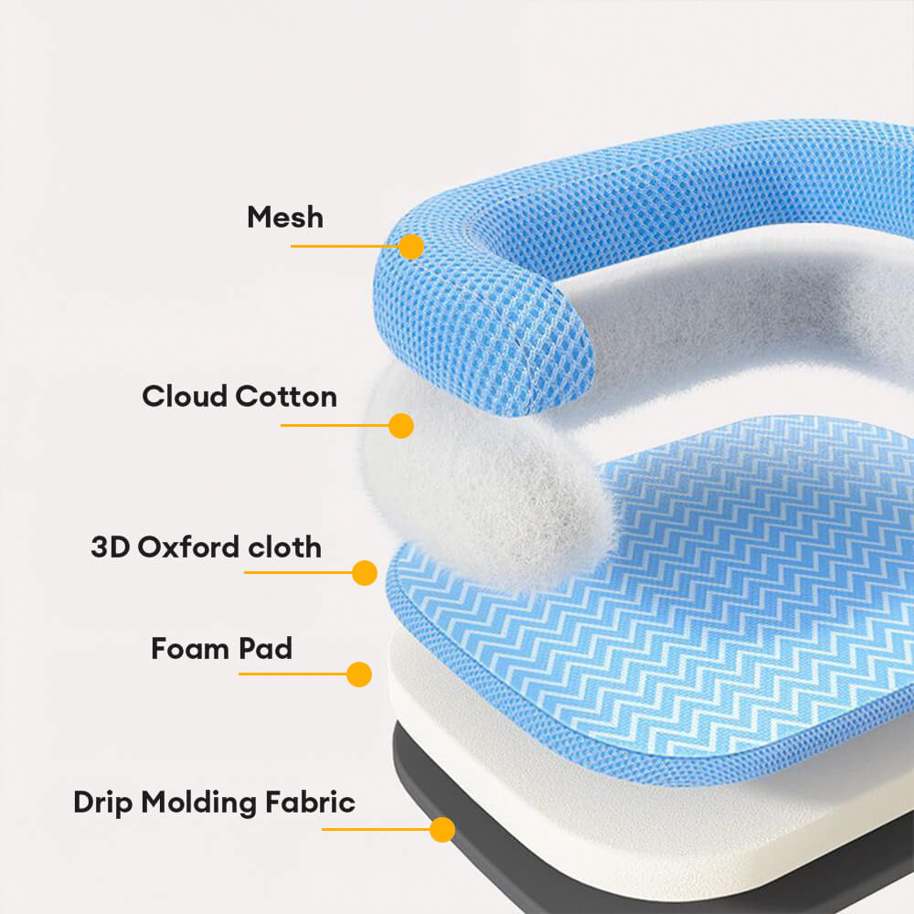 Cama para perros de soporte para el cuello impermeable resistente al agua