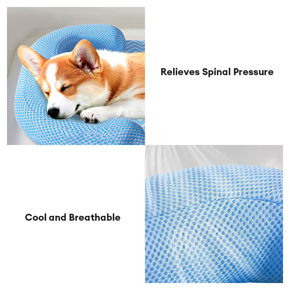 Cama para perros de soporte para el cuello impermeable resistente al agua