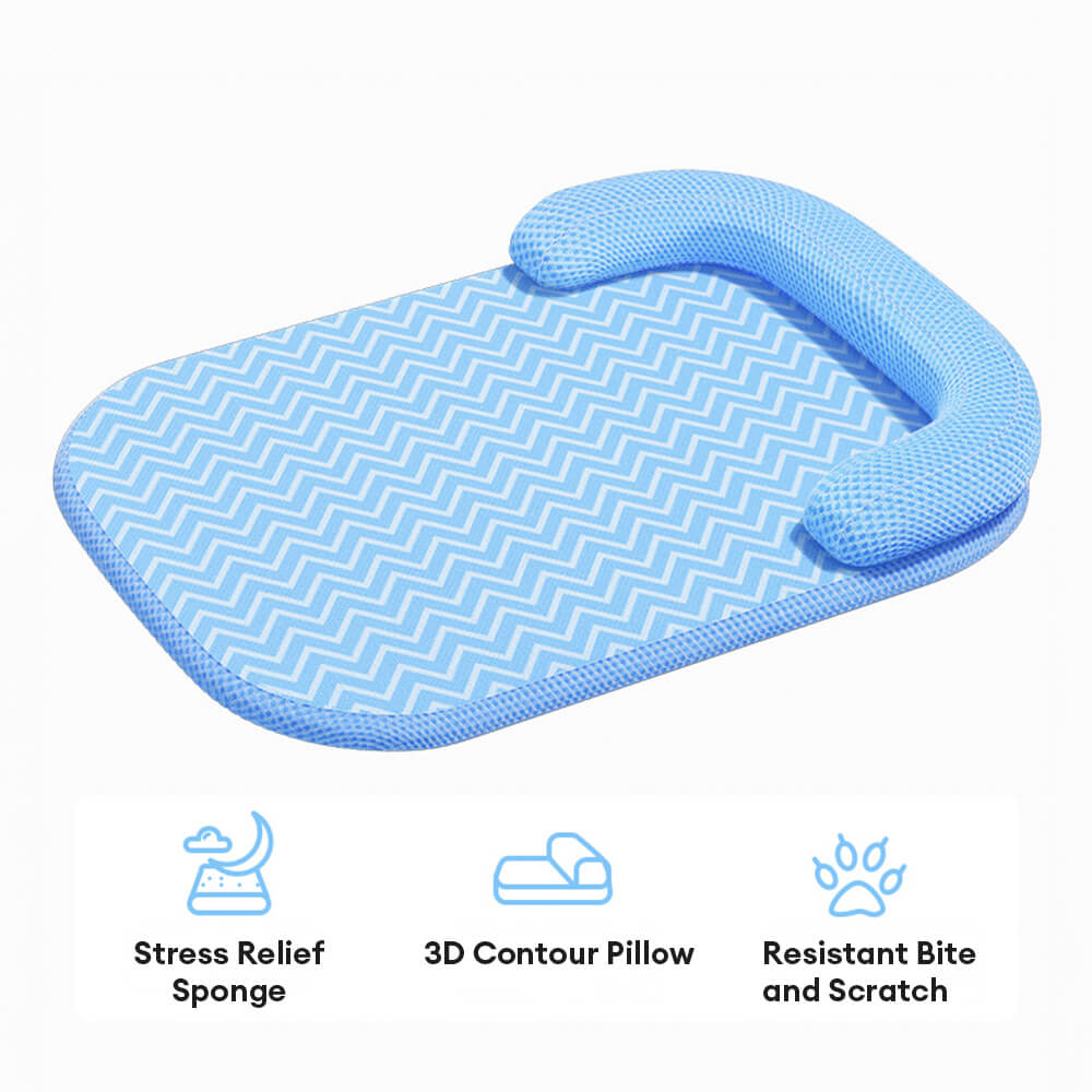 Cama para perros de soporte para el cuello impermeable resistente al agua