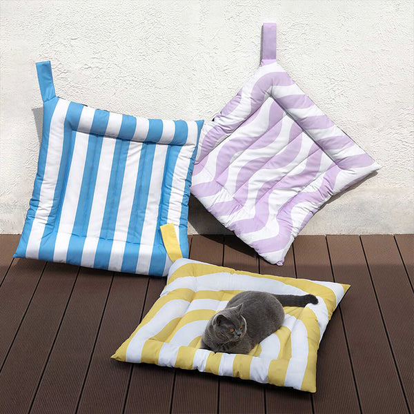 Raffreddamento a strisce quadrate impermeabile per cani e gatto per cani da letto portatile
